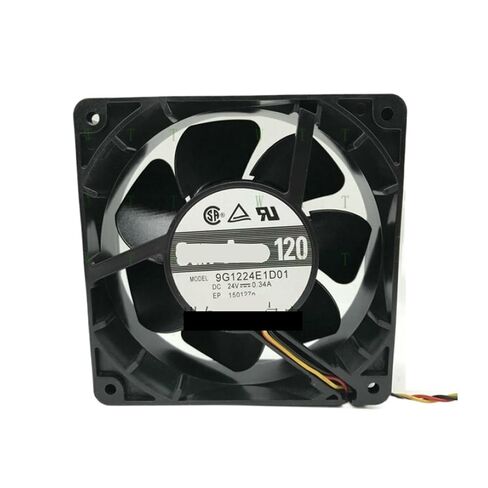 مروحة 9G1224E1D01 تيار مستمر 24 فولت 0.34 أمبير 12038 12 سم 3 سلك عاكس in Saudi Arabia