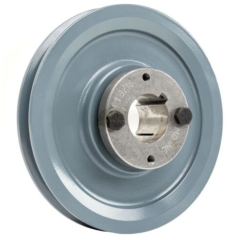 BK52H/H-1-3/16 Cast Iron 5" Single Groove Pulley Belt B Section 5L w/ 1-3/16" Sheave Bushing - for Masterdrive Mechanical Power Transmission Pulley Replacement - Heavy Duty Industrial Pulley - Gray in Saudi Arabia