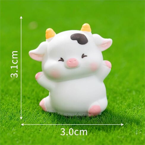 Cute Mini Creative Joyful Cow Hinge Heads Decorative Topper Set 3PCS, Home Decoration,Magnetic Hinge Head Toppers Door Hinge in Saudi Arabia