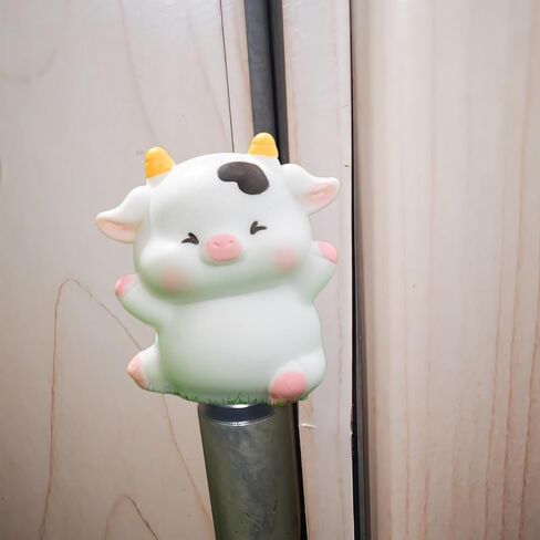 Cute Mini Creative Joyful Cow Hinge Heads Decorative Topper Set 3PCS, Home Decoration,Magnetic Hinge Head Toppers Door Hinge in Saudi Arabia