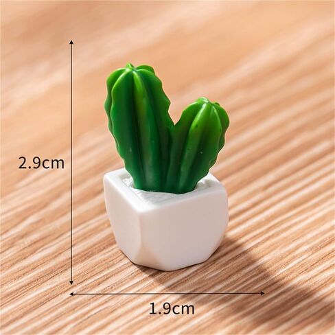 Cute Mini Creative Double Headed Cactus Hinge Heads Decorative Topper Set 6PCS, Home Decoration,Magnetic Hinge Head Toppers Door Hinge in Saudi Arabia
