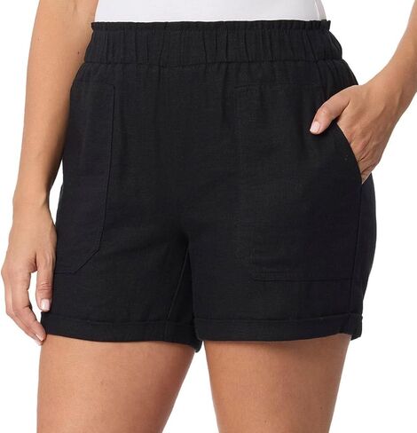 Briggs Linen Linen Plend Cuff Cuff On Shorts in Saudi Arabia