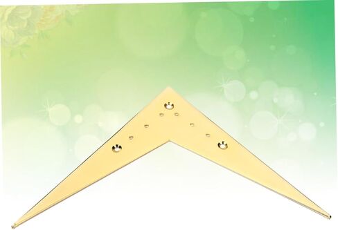 قطعة بديلة متوافقة مع سلسلة جسر الجيتار طراز Vee من BESPORTBLE للقيثارات الكهربائية، هيكل متين، سهل التركيب، لمسة نهائية ذهبية in Saudi Arabia
