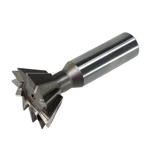 Dovetail Milling Cutter HSS 45°/55°/60° T-Slot High-Speed Steel Metal Cutting Tool(55°,Diameter 8mm) in Saudi Arabia