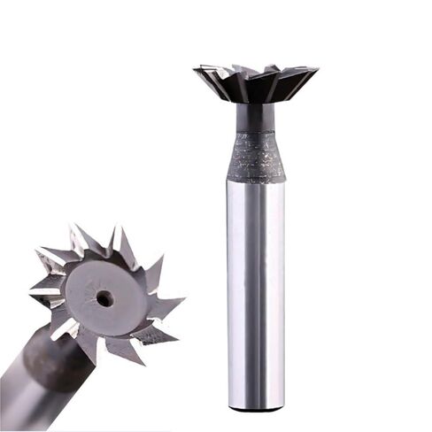 HSS6542 أداة قطع الطحن المتوافقة باستخدام الحاسب الآلي 45 درجة / 60 درجة فولاذ عالي السرعة للمعادن (D12 * 45 درجة) in Saudi Arabia