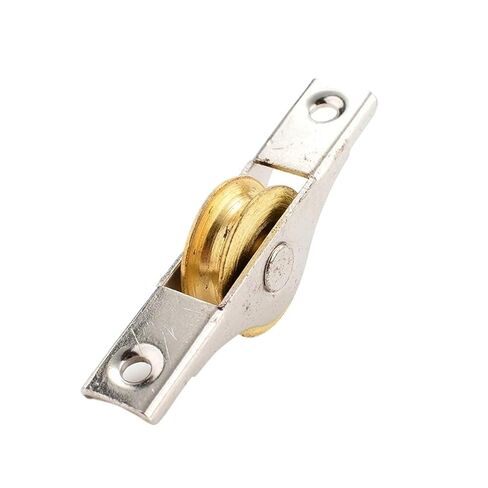 2 قطعة خزانة دوارة للباب المنزلق من النحاس عجلة البكرة لأدوات أثاث نافذة خزانة الملابس in Kuwait