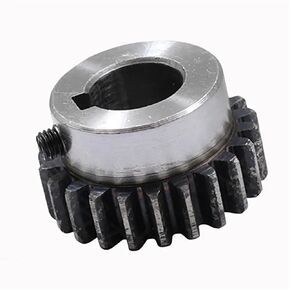 25Teeth 2 Module Spur Gear Motor 2M 45# Steel Mechanical Transmission Bore 10-22mm 1Pcs(14mm Keyway 5mm) in Kuwait