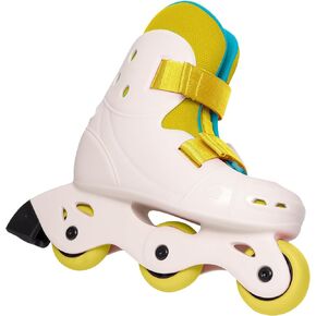 SKT HP زلاجات مضمنة قابلة للتعديل للأطفال الذين تتراوح أعمارهم بين 3-8 سنوات، زلاجات دوارة للمبتدئين خفيفة الوزن للغاية للأطفال الصغار الأولاد والبنات، زلاجات مضمنة قابلة للطلاء بنفسك للأطفال مريحة للاستخدام في الأماكن الخارجية والداخلية in Kuwait