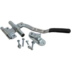 Trailer Cam Lock Door Latch Assembly 5" for Cargo, Enclosed, Horse and Utility Trailers Single Hinged Plated Steel. Applications for Small Service Doors When Space is Limited. (3) in Kuwait