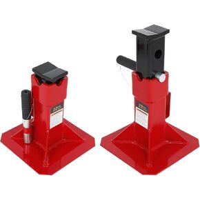 22 Ton (44,000 lbs) Jack Stands (1 Pair), Heavy Duty Pin Type Professional Car Jack Stand with Lock,Wide Base Safety Design for Supporting Trucks, Trailers and Equipment,Blue in Saudi Arabia