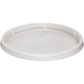 غطاء حاوية قابل للميكروويف من Newspring Delitainer، مجوف، قطر 4.55 بوصة × ارتفاع 0.4 بوصة، شفاف، بلاستيك، 480/كرتون in Kuwait