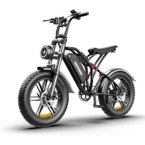 DEEPOWER S20 Electric Bike for Adults, 1500W Peak Motor, Up to 32MPH, 48V 13/20/25AH Removable Battery, 20'' Fat Tire Ebike, Long Range All-Terrain Electric Dirt Bike in Kuwait