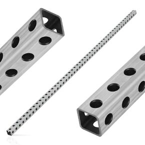 Blulu 1 قطعة 1 × 36 بوصة أنبوب مثقوب، 14 قياس سميك تلسكوبي أنبوب مثقوب أنابيب فولاذية مجلفنة مربعة مع فتحات لإشارات المرور، أعمدة مرافق السلامة in Kuwait