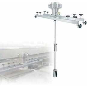 محرض IBC هوائي، جهاز تحريك سائل الهواء سعة 1000 لتر مع شفرة 250 مم، سرعة قابلة للتعديل 0-1000 دورة في الدقيقة، مروحة قابلة للطي، خلاط للطلاء والمسحوق والأعلاف والأسمنت~/ in Kuwait