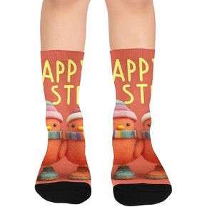 جوارب Warm Chick Vibe للمشي لمسافات طويلة - جوارب شتوية سميكة دافئة للأولاد والبنات الصغار للمدرسة، والارتداء اليومي والأنشطة الخارجية in Kuwait