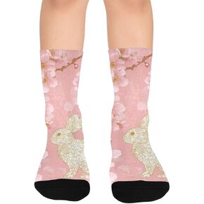 جوارب التنزه سيرًا على الأقدام من الدانتيل باللون الوردي - جوارب شتوية حرارية سميكة دافئة للأولاد والبنات للمدرسة، والارتداء اليومي والأنشطة الخارجية in Kuwait