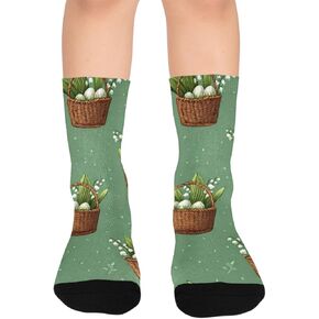 جوارب المشي لمسافات طويلة لعيد الفصح من ليلي آند فالي - جوارب شتوية حرارية سميكة دافئة للأولاد والبنات الصغار للمدرسة، والارتداء اليومي والأنشطة الخارجية in Kuwait