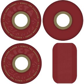 RICTA 56mm Clouds Maroon Gold 92a Skateboard Wheels in Kuwait