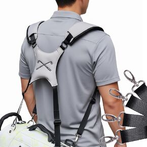 Golf Bag Straps, Universal Replacement Double Shoulder Adjustable Golf Carrying Bag Straps for Tool Backpacks, Cello Case, Ski Bag, Backpack Sprayer, Dog Backpack, Hiking Bag in Saudi Arabia
