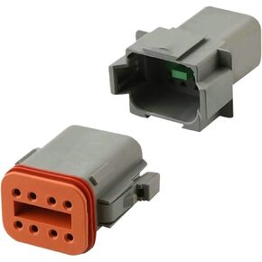 Connector DT06-2S/DT04-2P 2P 3P 4P 6P 8P 12P for automotive motors, with pins 22-16AWG(DT-8pin) in Kuwait