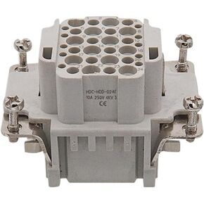 Rectangular heavy-duty connector HDC HDD 24 42 72-pin 16A plug female male top line(HDD-144-M) in Kuwait