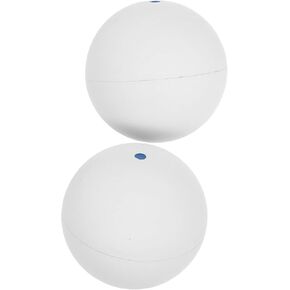 كرات تدريب الاسكواش من HANABASS، قطعتان باللون الأبيض مع نقطة زرقاء من المطاط المرن لرد فعل المبتدئين وممارسة الاستخدام الرياضي in Kuwait