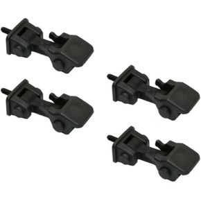 4 قطع - مجموعة دعامات مزلاج غطاء محرك السيارة لسيارة JEEP لسيارة Wrangler X 02-06 & Rubicon 03-06 & Unlimited 04-06 & Unlimited Rubicon 05-06 & Sahara 97-04 & SE/Sport 97-06، توصيل سريع in Kuwait