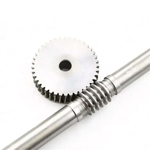 1.5 Modulus 35 Teeth Reducer Worm Gear Rod Transmission Ratio 1:35 45# Steel 1Pcs in Kuwait