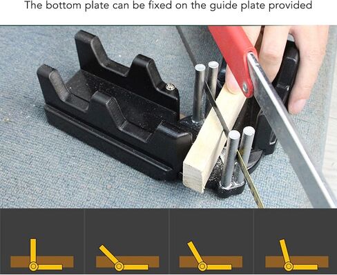 Miter Angles Cutting Tool, 12.2 x 3.3 x 2.6in High precision 2 in 1 Wear Resistance Measuring Template Instrument, for Woodworking Home Remodeling Plumbing in Kuwait
