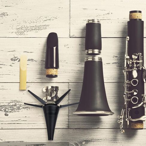 BESTYASH Portable Five-legged Clarinet Stand Holder Folding Abs and Iron Clarinet Bracket for Wind Instruments Portable Oboe and Support Rest Rack for Travel and Practice in Saudi Arabia