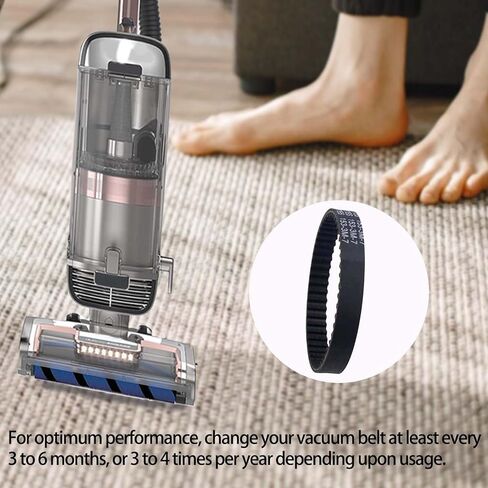 2 حزمة 153-3MV-7 أحزمة بديلة لسمك القرش AZ2002 AZ2000 HZ2002 HZ2000 LA502 LA500 LA455 AZ2000W AZ2000WWK مكنسة كهربائية منتصبة بفرشاة أمامية ناعمة، حزام فرشاة أمامي ناعم in Kuwait