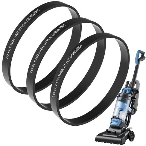 Luckwell [3 Pack] 562932001 Vacuum Belts Compatible with Hoover WindTunnel T-Series Upright, Replaces Part # AH20080, 38528-033, 38528-058, Fits UH70100, UH70105, UH70110, UH70120, UH70210 & More in Saudi Arabia