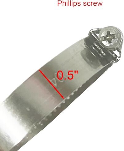 مشبك خرطوم 8 بوصة، 304 ستانلس ستيل، 5 قطع (194-216 ملم) in Kuwait