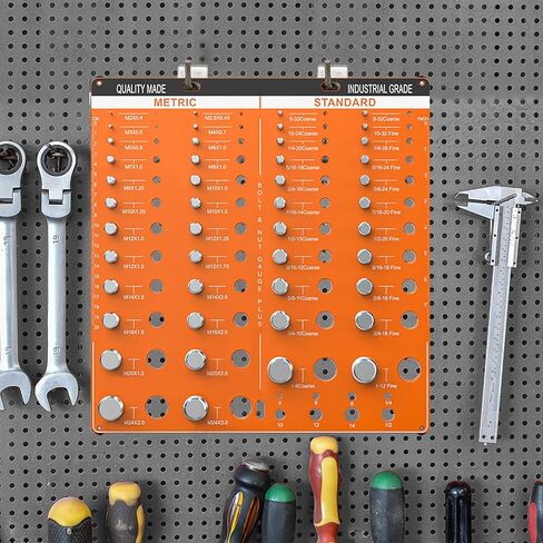 54 Nut Thread Gauges Checker Standard and Metric Checker Used A Standard Gauge to Set Pitch and Thread for The Chaser Thread Gauge with 22 Standard and 24 Metric Bolt and 8 Drill Bit Gauge in Saudi Arabia