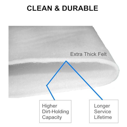 Felt Filter Bag 10 Micron - 7 inch Ring 7 x 32 Inch Long - Liquid Water Filter Sock - 1 Pack (10 Micorn - 7" x 32") in Kuwait