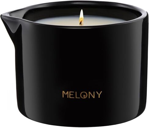 MELONY Massage Candle | Gentle Softening for Nourished, Hydrated, Balanced Skin | 130 g / 4.5 oz | Cruelty + Phthalate-Free (Unscented) in Saudi Arabia