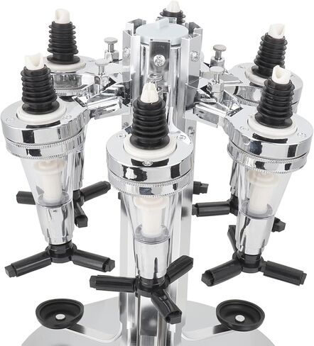 6-Bottle Rotating Liquor Dispenser for Home Bar - Wall Mounted Alcohol Dispenser Station, Bar Accessories in Saudi Arabia