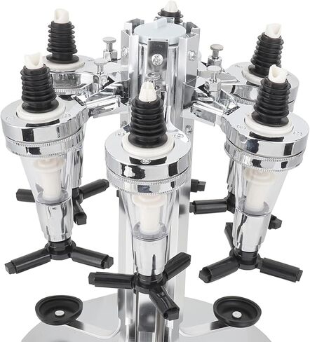 6-Bottle Rotating Liquor Dispenser for Home Bar - Wall Mounted Alcohol Dispenser Station, Bar Accessories in Saudi Arabia