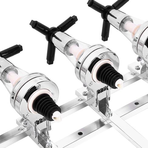 Liquor Dispenser 4-Bottle Wall-Mounted Cocktail Tap with Push Valves Suction Cups for Home Bar Bartending Tools Supplies in Saudi Arabia