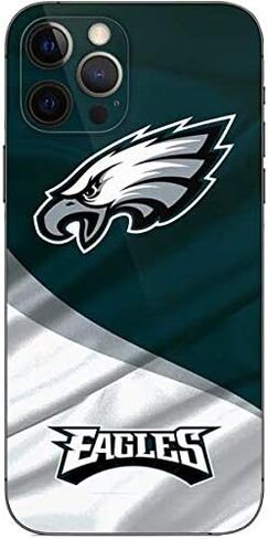 Skinit Decal Phone Skin Compatible with iPhone 12 Pro - Officially Licensed NFL Philadelphia Eagles Design in Saudi Arabia
