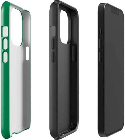 حافظة هاتف Skinit Impact متوافقة مع iPhone 15 Pro - مرخصة رسميًا من NBA Boston Celtics Standard - تصميم أخضر in Saudi Arabia
