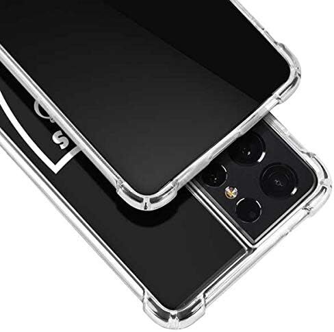 Skinit Clear Phone Case Compatible with Galaxy S21 Ultra 5G - Officially Licensed NFL Las Vegas Raiders Large Logo Design in Saudi Arabia