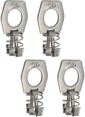 Cnkaka036 Water Heater Cam Lock Latch Door Fastener Cover Silver Stainless Steel For Campers, Trailers, RVs 4Pcs in Saudi Arabia