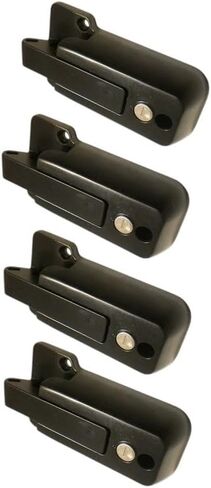4 KEYED Alike Black Locking Cargo Trailer Cambar Door Latch Vise Lock Cam Bar CBL-B-4X x2 in Kuwait