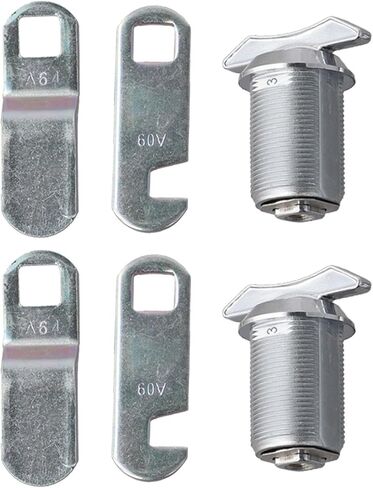 Thumb Operated Cam Lock Latch for RV for Marine Compartment Doors, Offset and Straight Cam, Durable Zinc Alloy (2 pcs) in Saudi Arabia