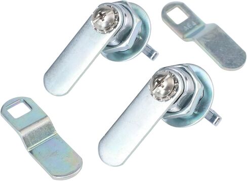 Thumb Operated Cam Lock Latch for RV for Marine Compartment Doors, Offset and Straight Cam, Durable Zinc Alloy (2 pcs) in Saudi Arabia