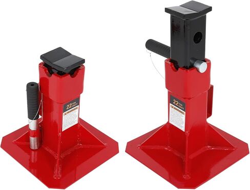 22 Ton (44,000 lbs) Jack Stands (1 Pair), Heavy Duty Pin Type Professional Car Jack Stand with Lock,Wide Base Safety Design for Supporting Trucks, Trailers and Equipment,Blue in Saudi Arabia