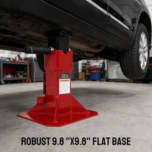 22 Ton (44,000 lbs) Jack Stands (1 Pair), Heavy Duty Pin Type Professional Car Jack Stand with Lock,Wide Base Safety Design for Supporting Trucks, Trailers and Equipment,Blue in Saudi Arabia