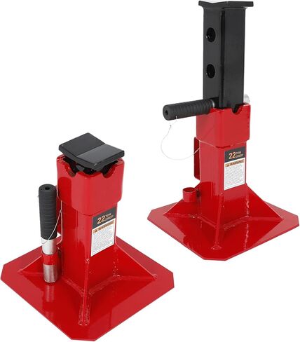 22 Ton (44,000 lbs) Jack Stands (1 Pair), Heavy Duty Pin Type Professional Car Jack Stand with Lock,Wide Base Safety Design for Supporting Trucks, Trailers and Equipment,Blue in Saudi Arabia