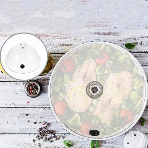 MERRYHAPY 2Pcs Smoking Dome Covers 10.23X10.23X5.51In Transparent Acrylic Smoke Infuser Lids Food Protective Covers for Molecular Cuisine Restaurant Kitchen Easy to Clean in Saudi Arabia